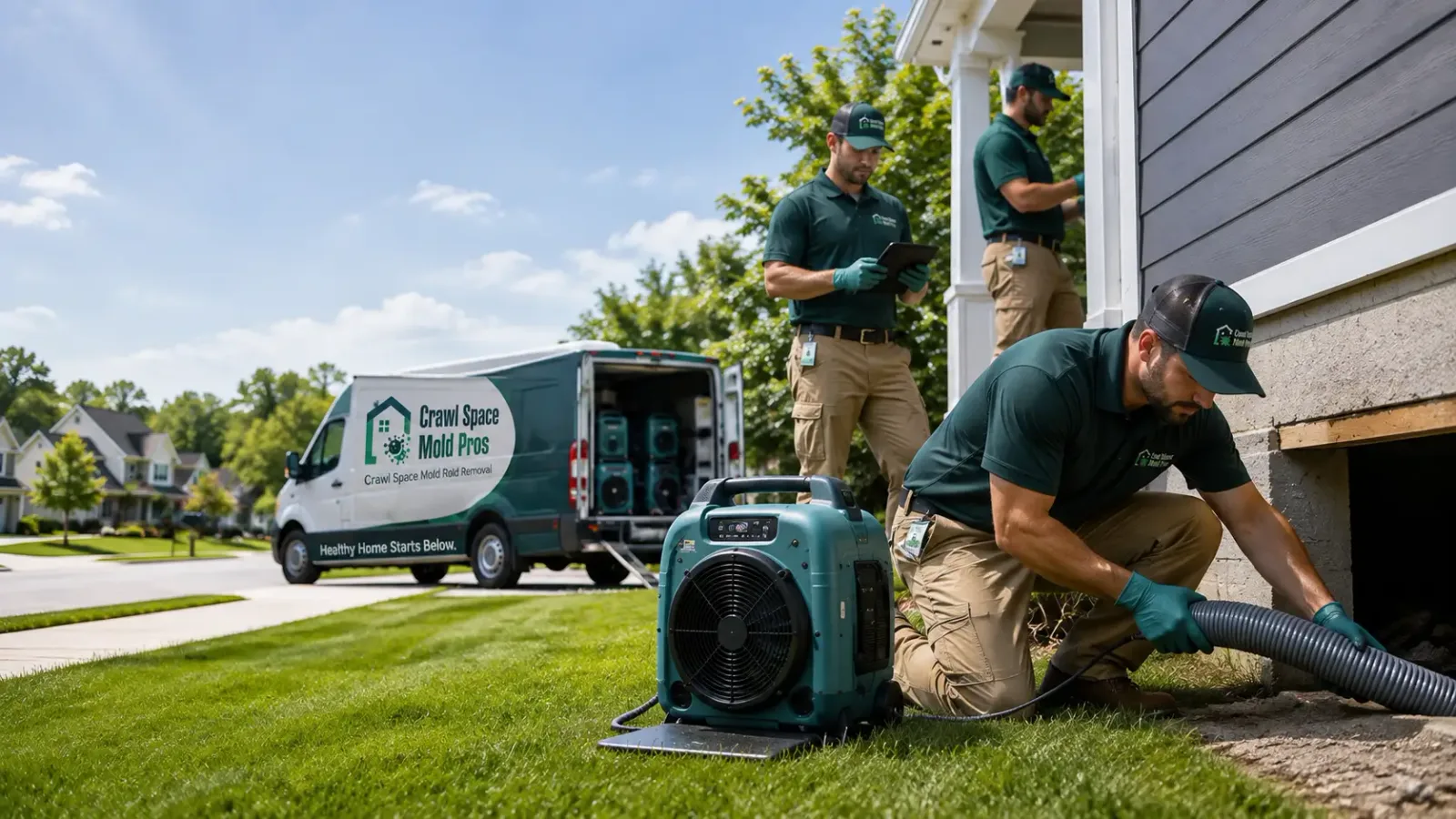 Crawl Space Mold Removal in Meriden, KS